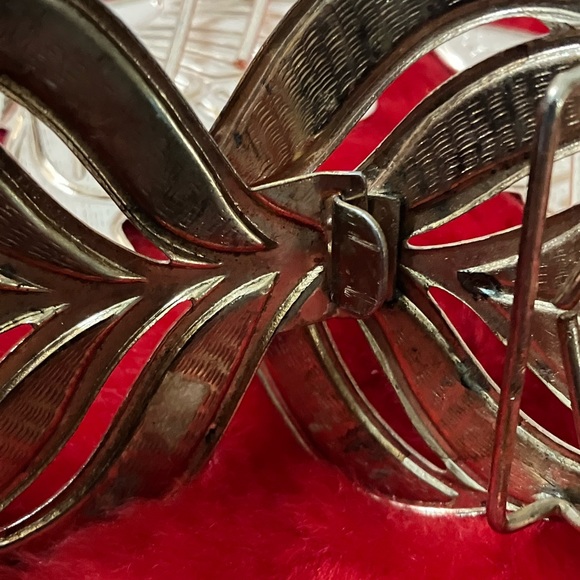 Lot of 3 Vintage Interlocking Belt Buckles Butterflies and Design - Picture 12 of 15